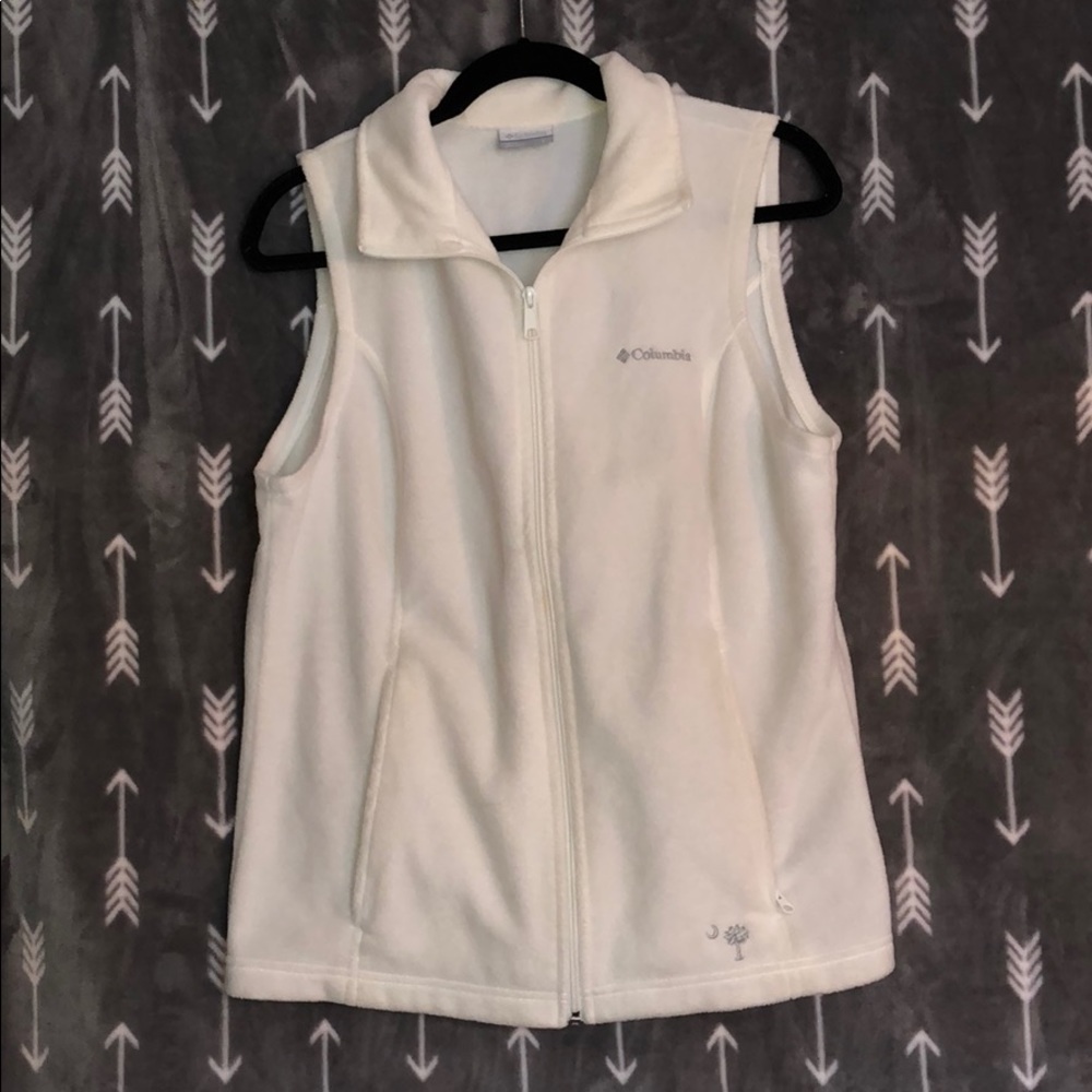 White Columbia Vest